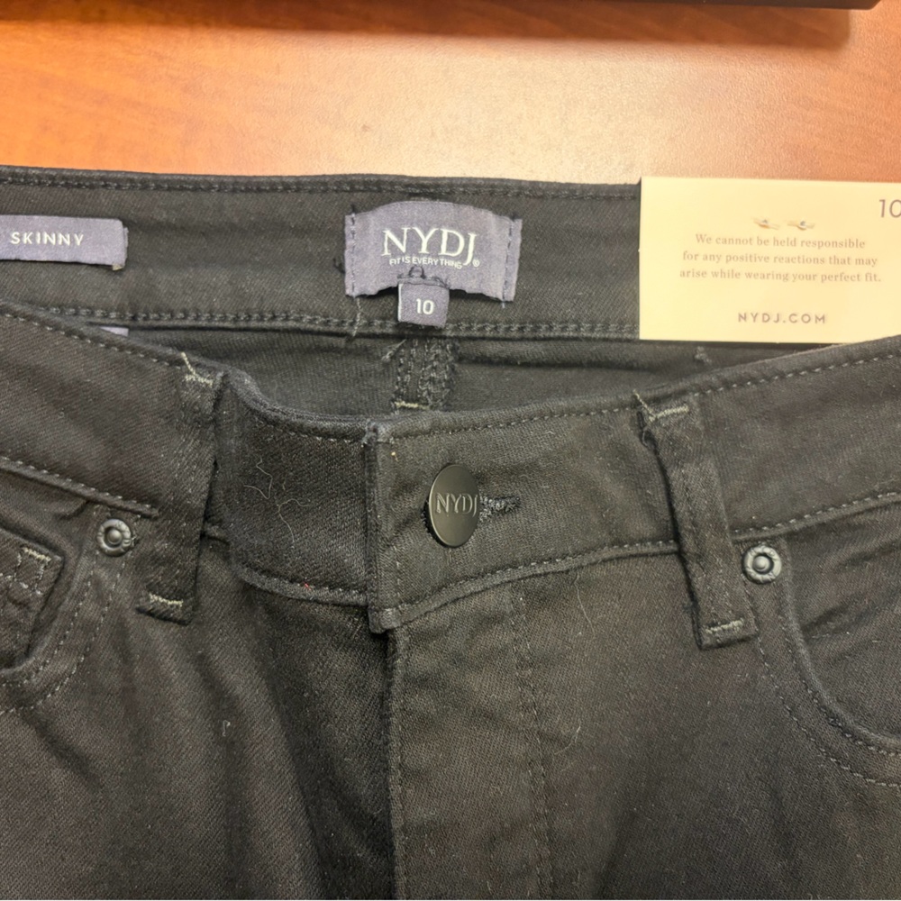 NYDJ Charcoal Skinny Jeans